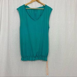 Lululemon Turquoise Run Tank Top Size 10